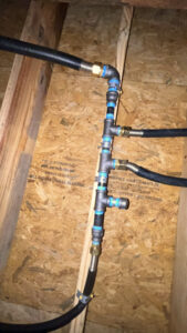 Plumbing lines in Arkansas home