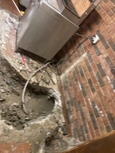 Plumbing project at Arkansas house
