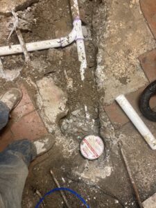 Broken pipe replacement plumbing