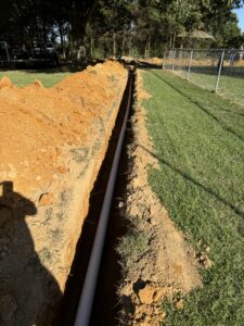 Running a new water line plumbing