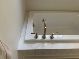New bathroom faucet in Arkansas residence