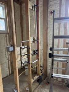 new home plumbing infrastructure