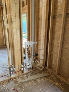plumbing lines in new home construction
