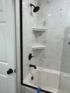 Shower fixtures plumbing